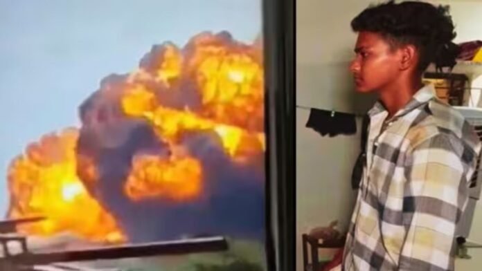 अहमदाबाद में प्लेन क्रैश