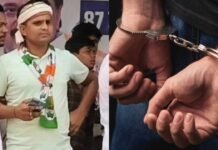 कांग्रेस के मंच से दरभंगा रैली में अभद्र टिप्पणी करने वाला युवक गिरफ्तार, स्थानीय लोगों में कांग्रेस के खिलाफ गुस्सा दरभंगा रैली