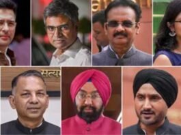 आप को लगा बड़ा झटका, राघव चड्ढा सहित 7 सांसदों ने आप को कहा अलविदा, बीजेपी का थामा दामन राघव चड्ढा सहित 7 सांसदों ने आप को कहा अलविदा